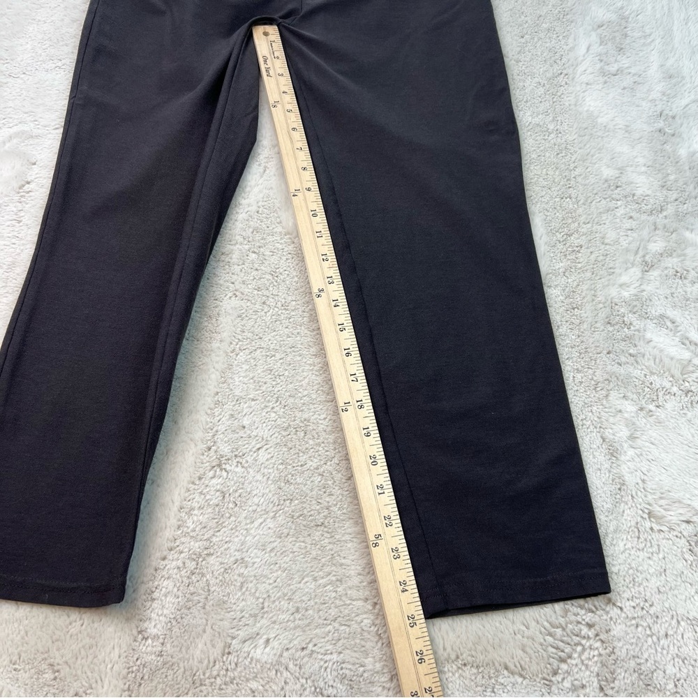 Eileen Fisher Slouch Flex Ponte Ankle Pants Taupe Espresso Size S Lagenlook Crop - Picture 7 of 8